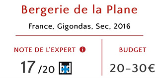 Bettane et Dessauve 2018 - Bergerie de la Plane Gigondas 2016