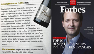 Forbes - Bergerie de la Plane Gigondas 2019